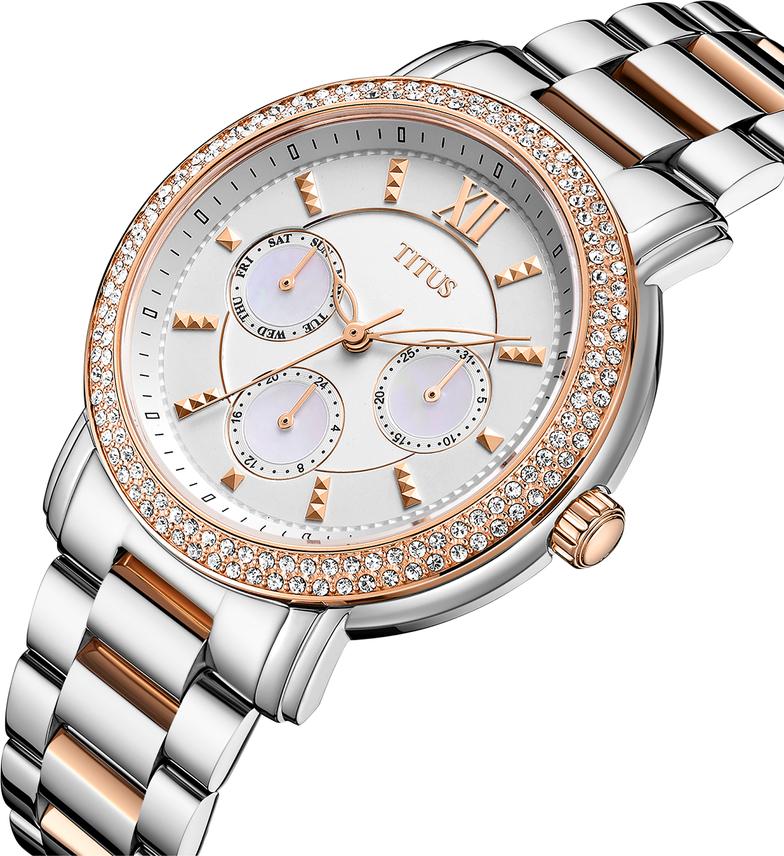 Fashionista Multi-Function Quartz Stainless Steel Watch W06-03251-001