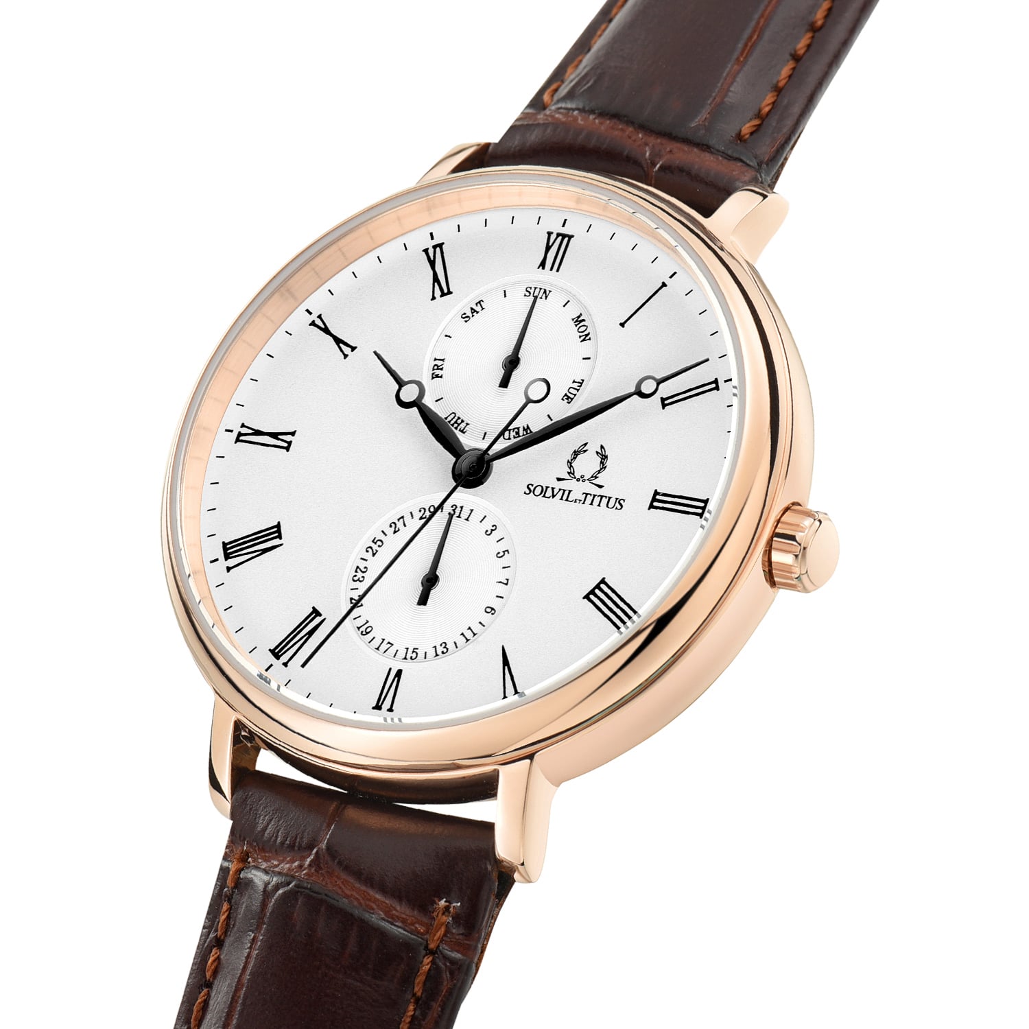 Classicist Multi-Function Quartz Leather Watch W06-03301-001