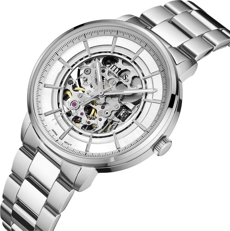 Enlight 3 Hands Automatic Stainless Steel Watch W06-03305-001