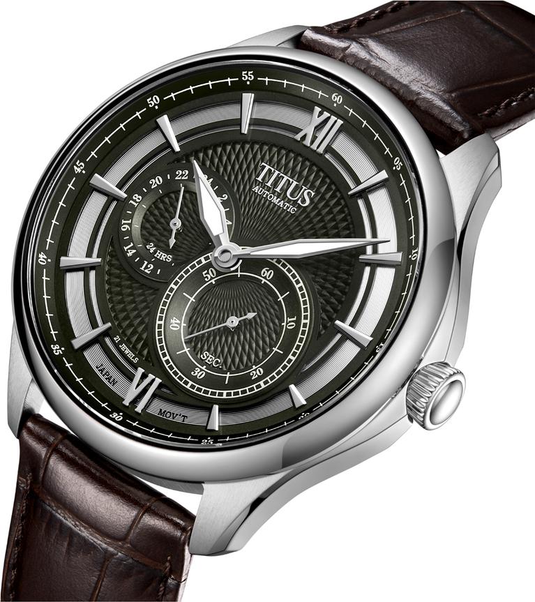 Classic Multi-Function Automatic Leather Watch W06-03332-002