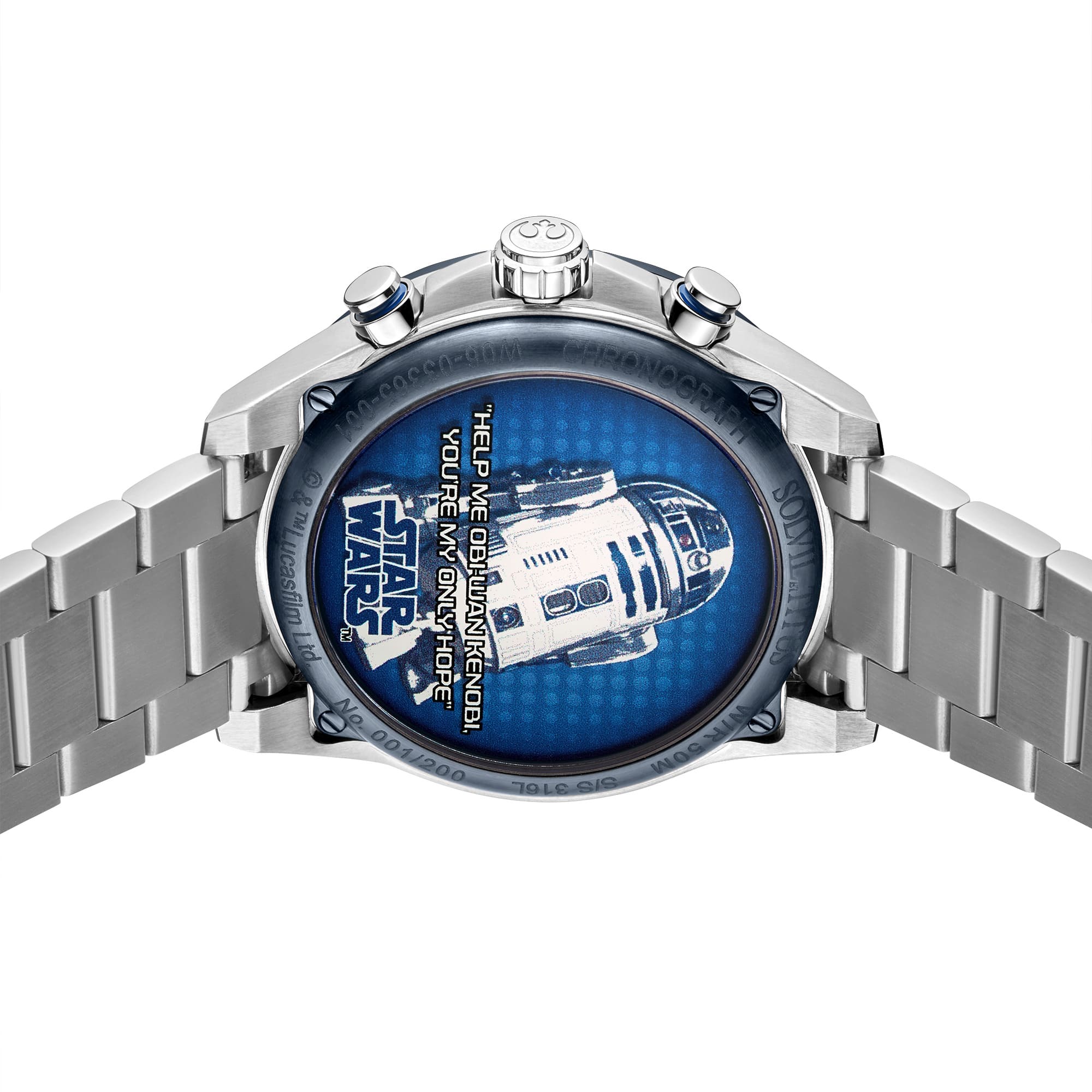 Solvil et Titus x Star Wars Limited Edition Saber R2-D2 Chronograph Watch W06-03365-001