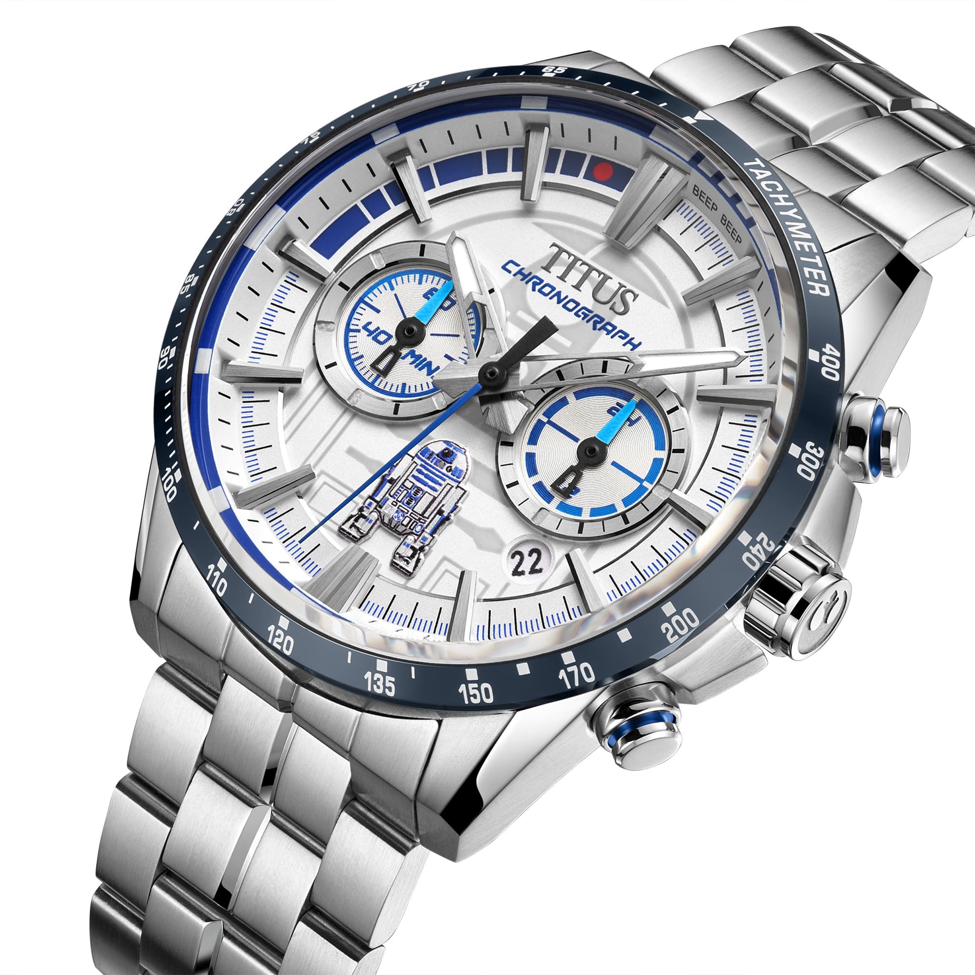 Solvil et Titus x Star Wars Limited Edition Saber R2-D2 Chronograph Watch W06-03365-001