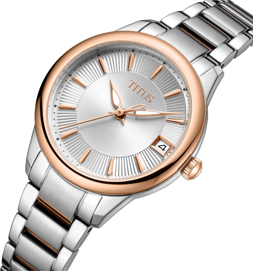 Fair Lady 3 Hands Date Quartz Stainless Steel Watch  W06-03373-002