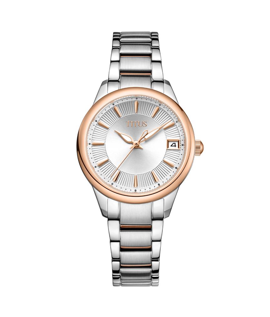 Fair Lady 3 Hands Date Quartz Stainless Steel Watch  W06-03373-002