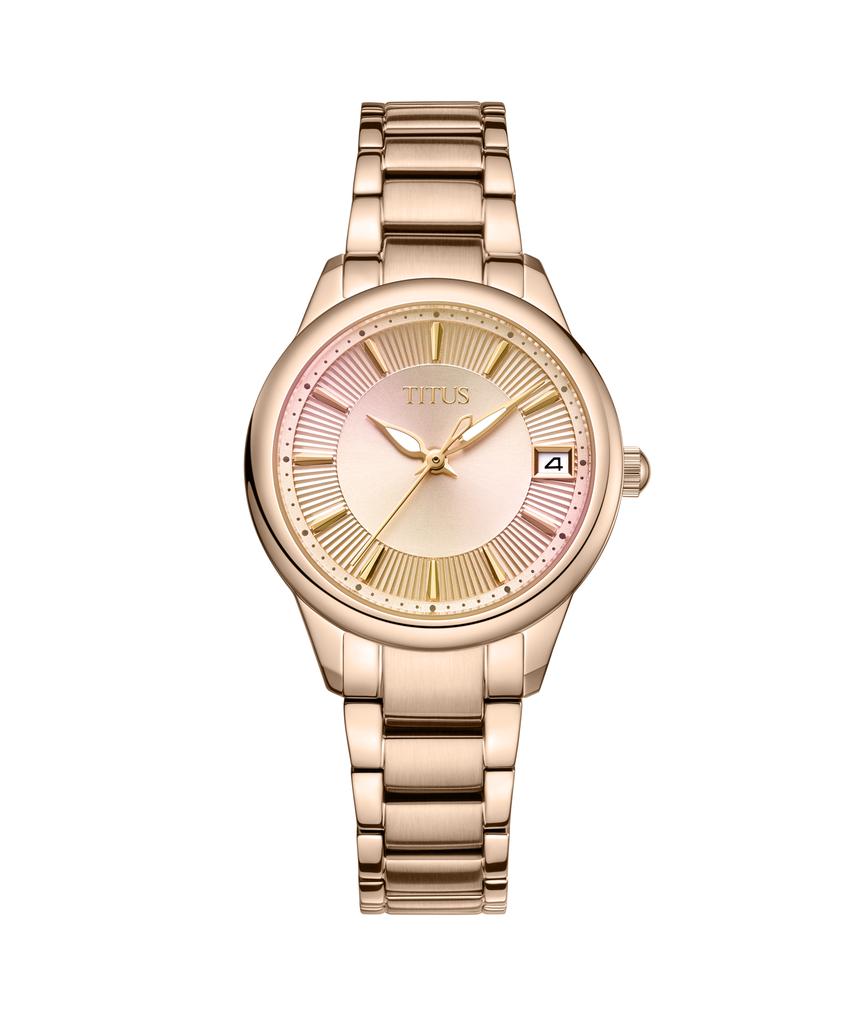 Fair Lady 3 Hands Date Quartz Stainless Steel Watch  W06-03373-004