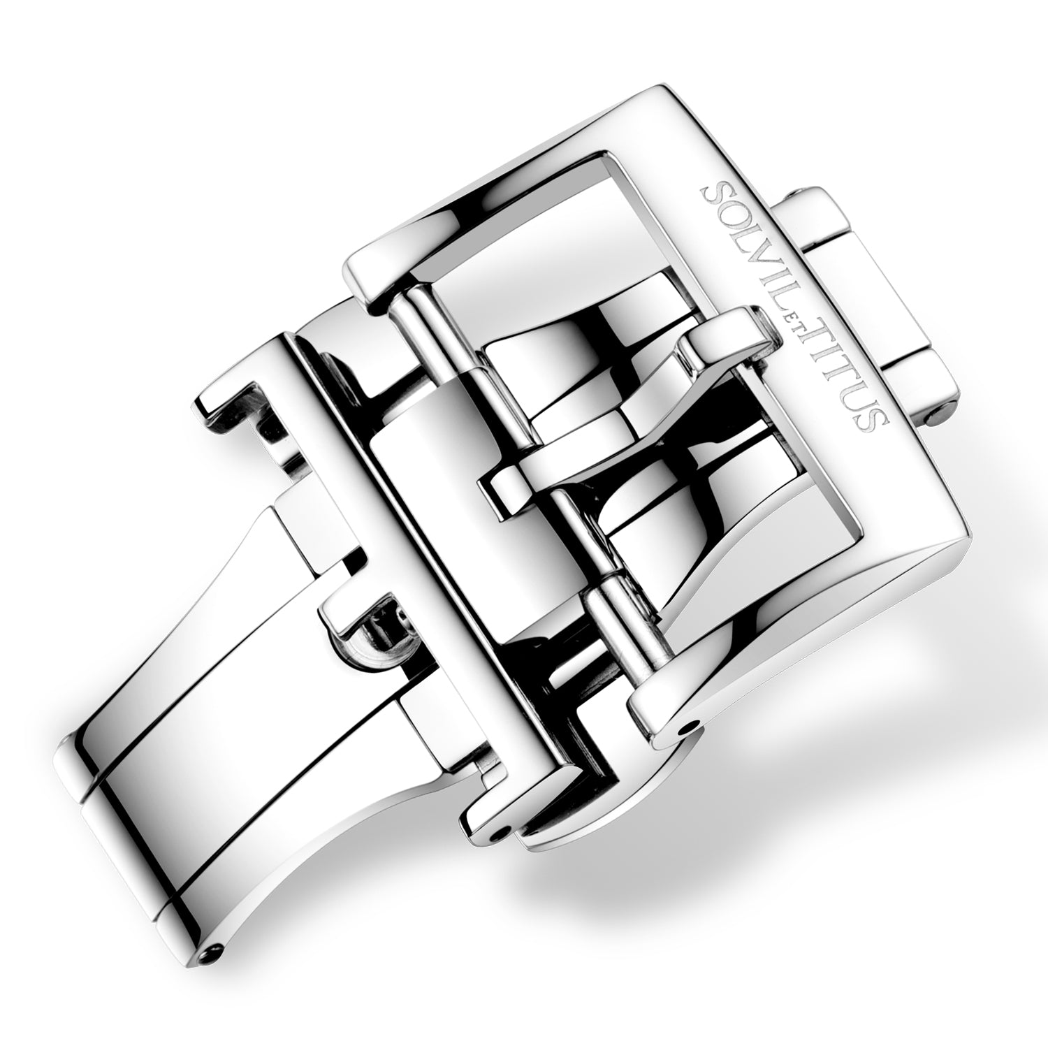 16mm Stainless Steel Butterfly Watch Clasp  A06-0019-04-01