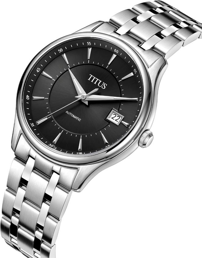 Classic 3 Hands Date Automatic Stainless Steel Watch W06-03272-001