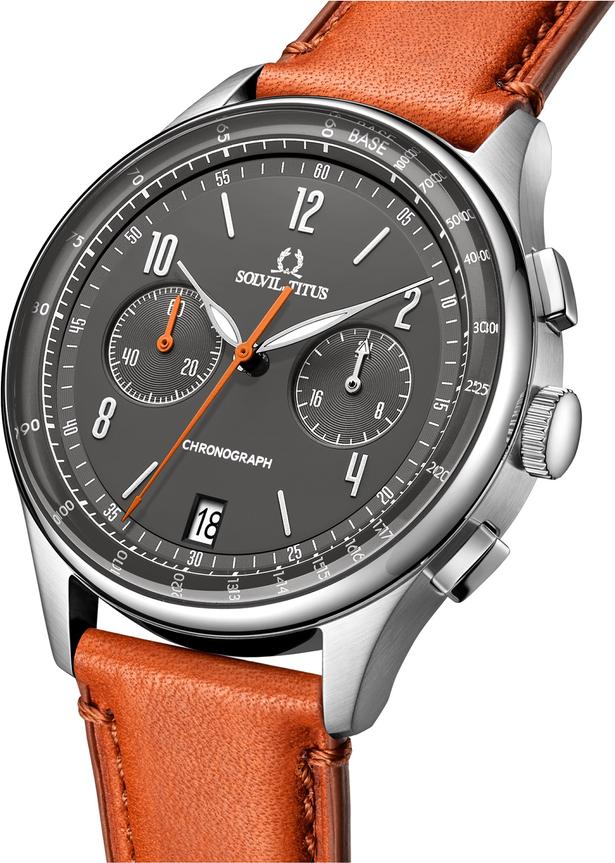 Modernist Chronograph Quartz Leather Watch W06-03276-007