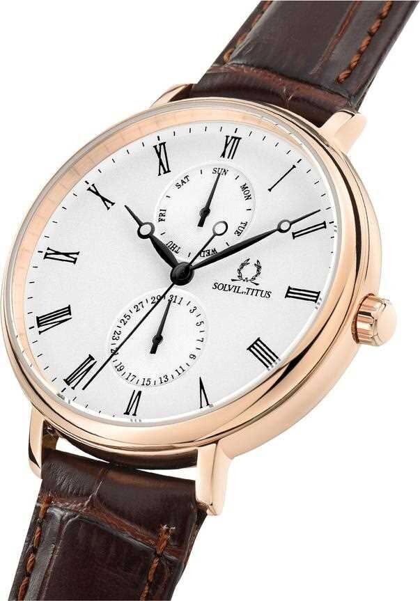 Classicist Multi-Function Quartz Leather Watch W06-03301-001