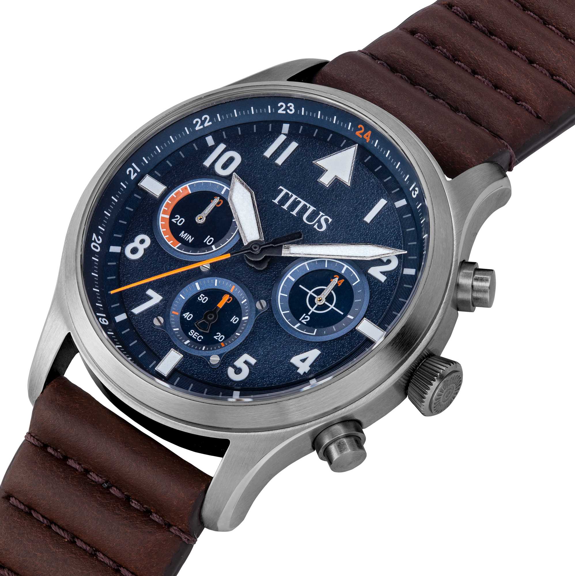 Modernist Chronograph Quartz Leather Watch W06-03249-003