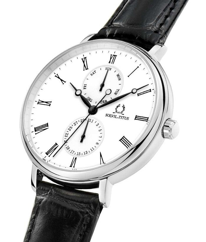 Classicist Multi-Function Quartz Leather Watch W06-03022-001