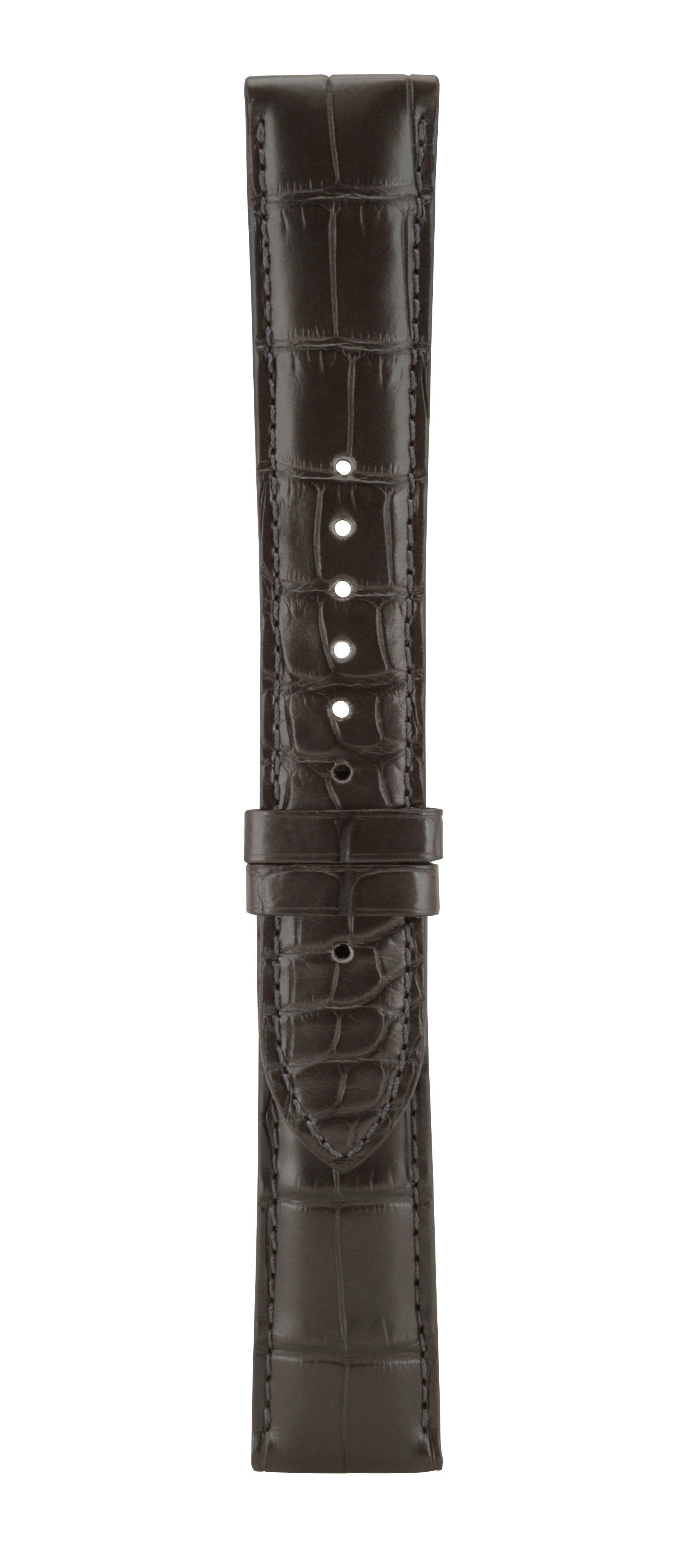 20 mm Grey Alligator Leather Watch Strap T06-102-04-071