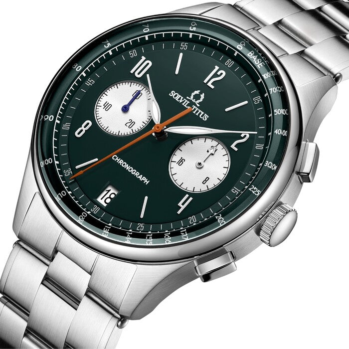 Modernist Chronograph Quartz Stainless Steel Watch W06-03276-003