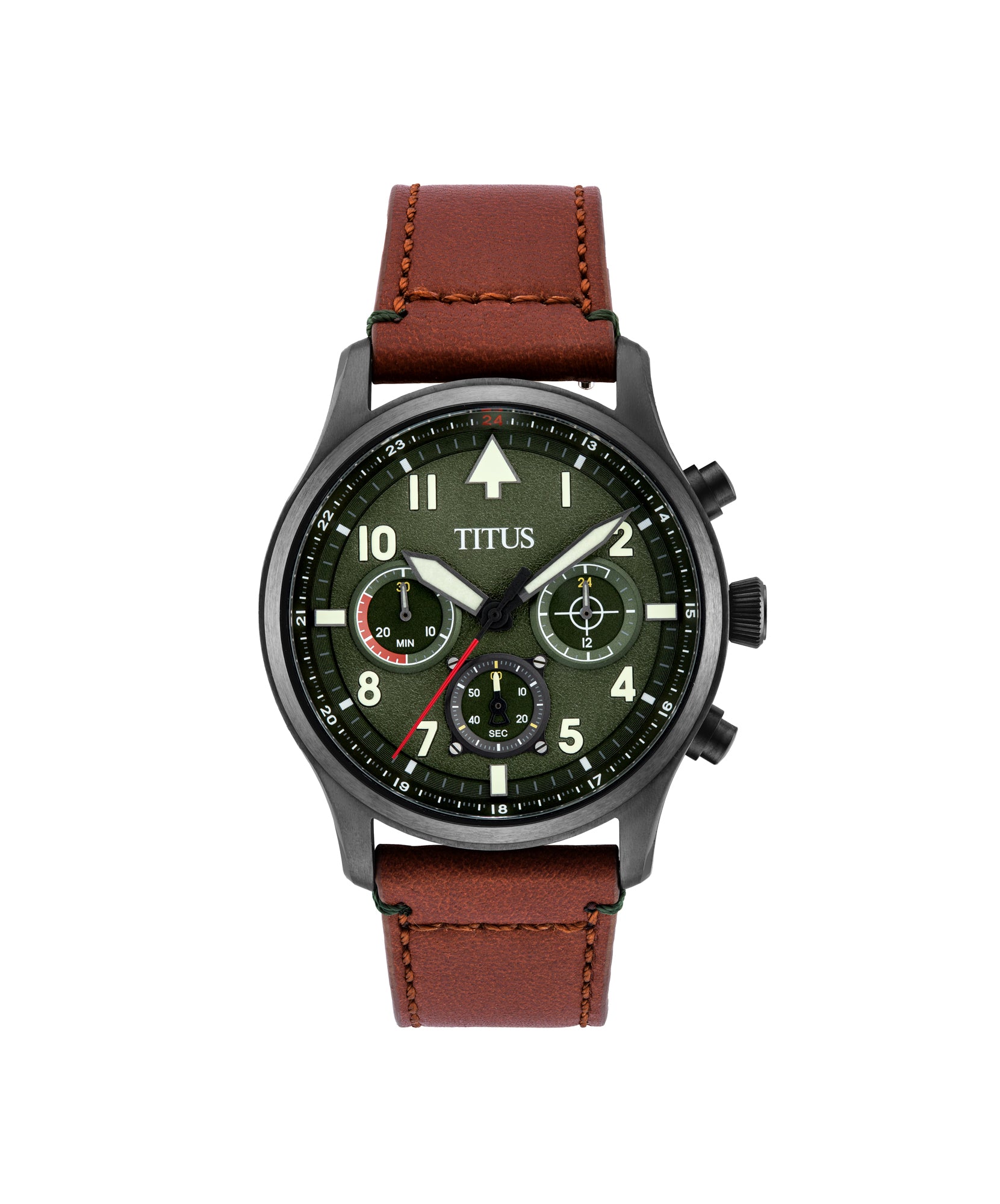 Modernist Chronograph Quartz Leather Watch W06-03249-004