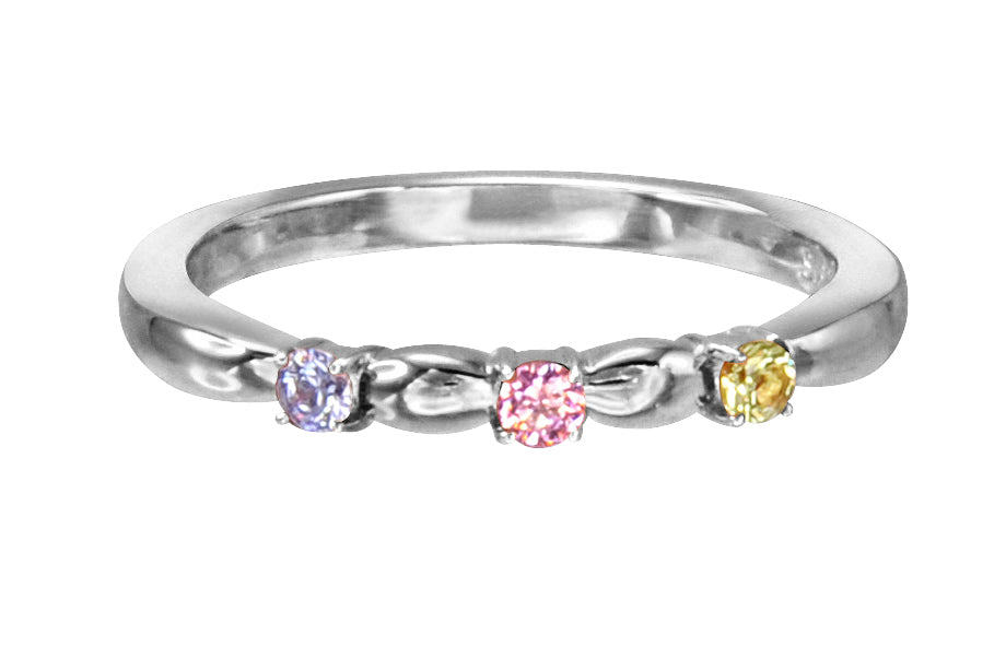 Solvil et Titus 17mm Colorful Crystal Ring, Sterling Silver  J06-0323-01-13