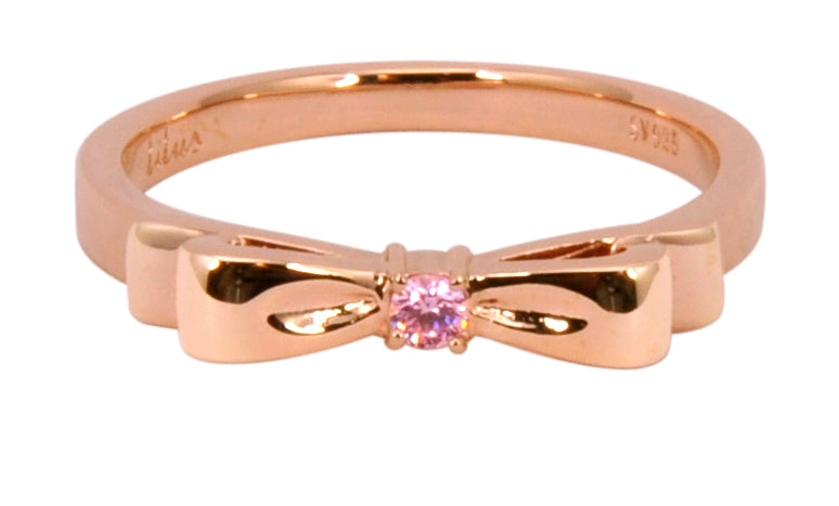 Solvil et Titus 17mm Ribbon Ring, Sterling Silver, Rose-Gold Tone Plated J06-0303-02-13