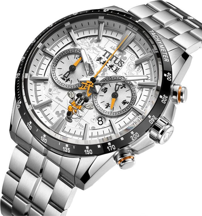 Saber Collection "Master Mickey" Limited Edition Stainless Steel Chronograph Watch W06-03367-001