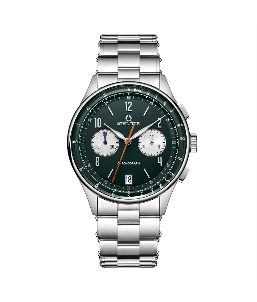 Modernist Chronograph Quartz Stainless Steel Watch W06-03276-003