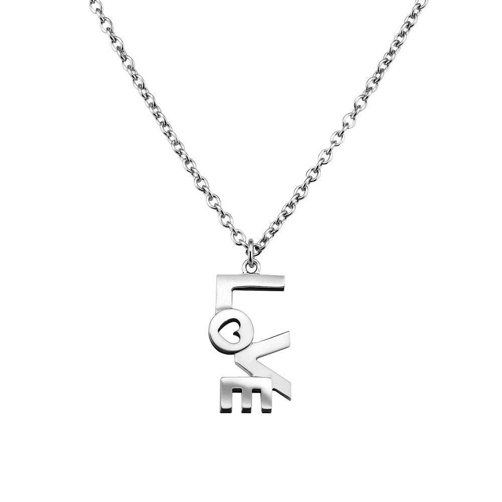 Solvil et Titus Love Necklace, Sterling Silver  J06-0211-01-18