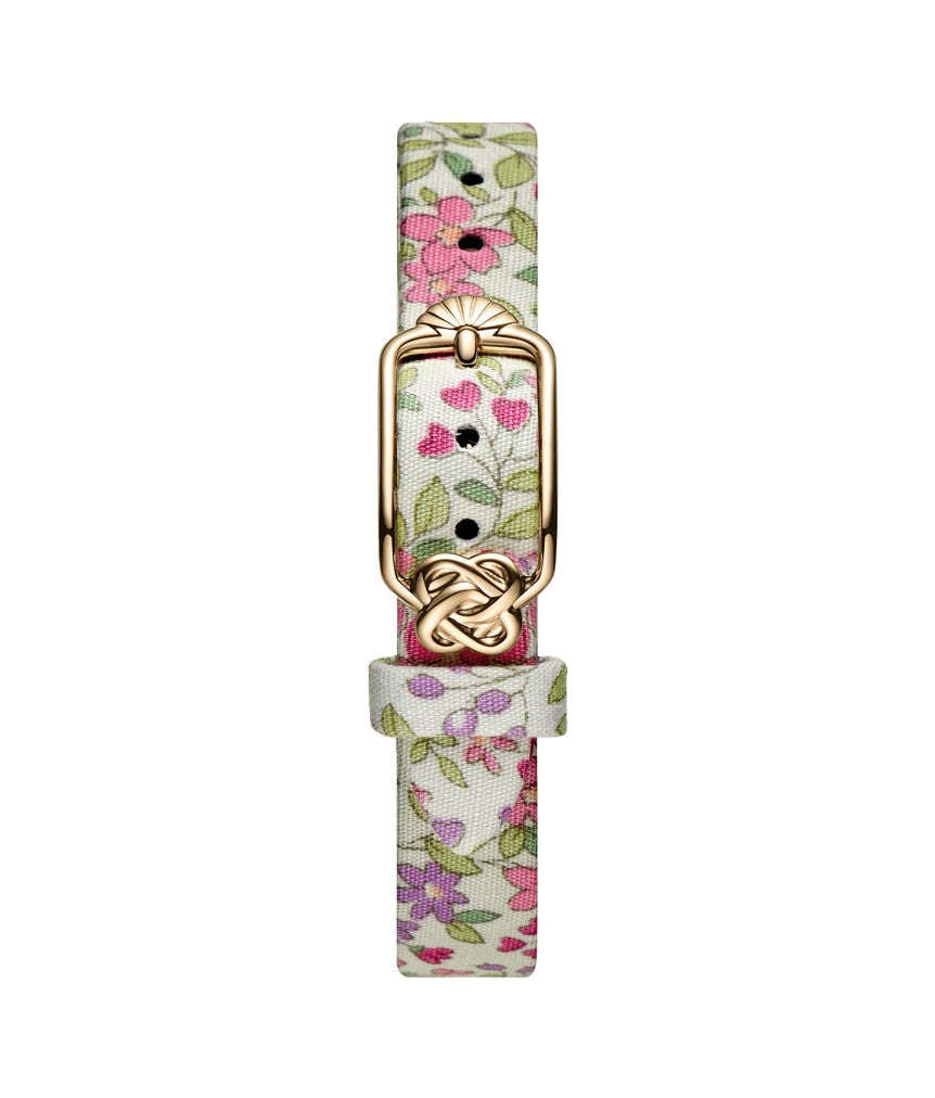 12mm Pink Floral Japanese Fabric Watch Strap T06-07D-20-211