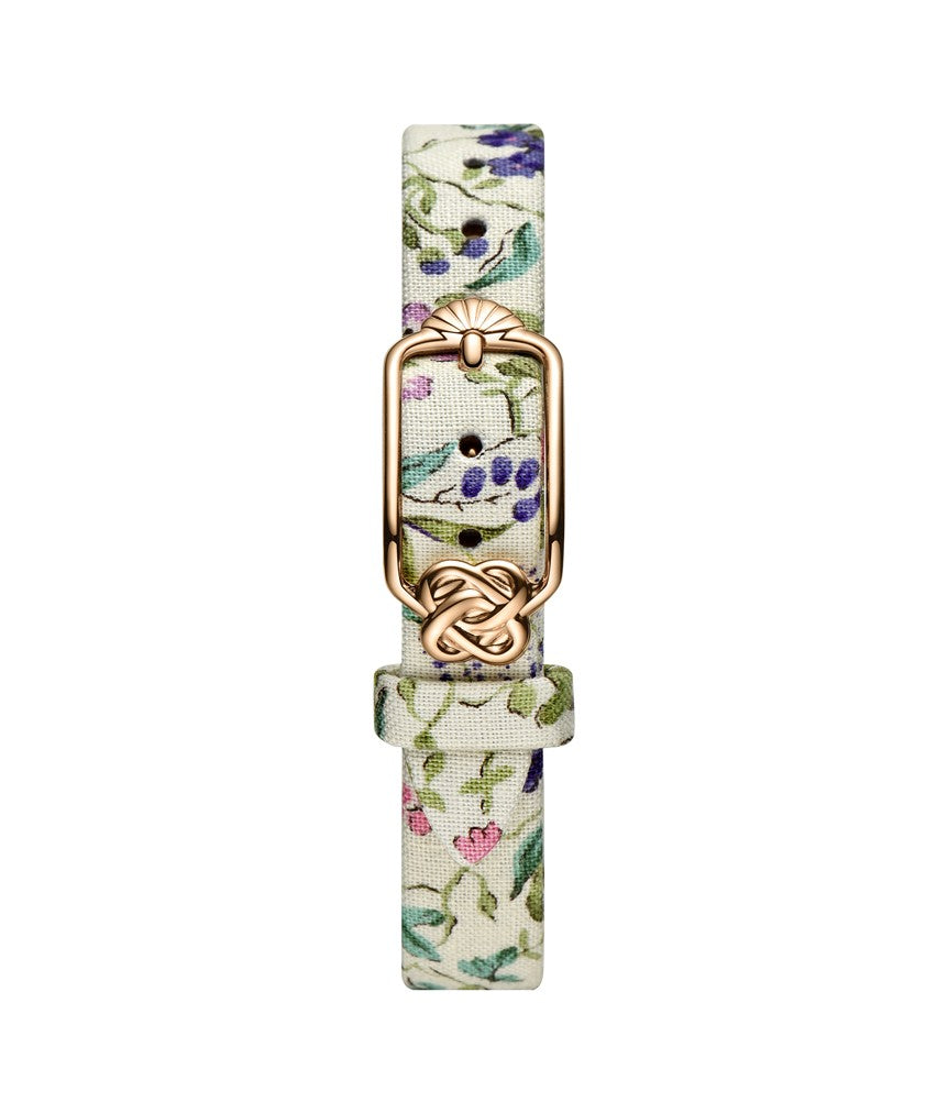 12mm Purple Floral Japanese Fabric Watch Strap T06-07D-30-211