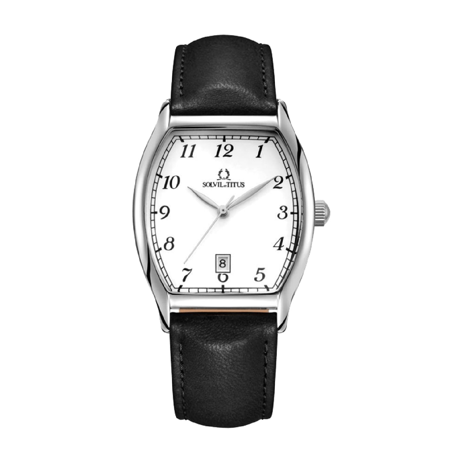 Barista 3 Hands Date Quartz Leather Watch W06-02824-006