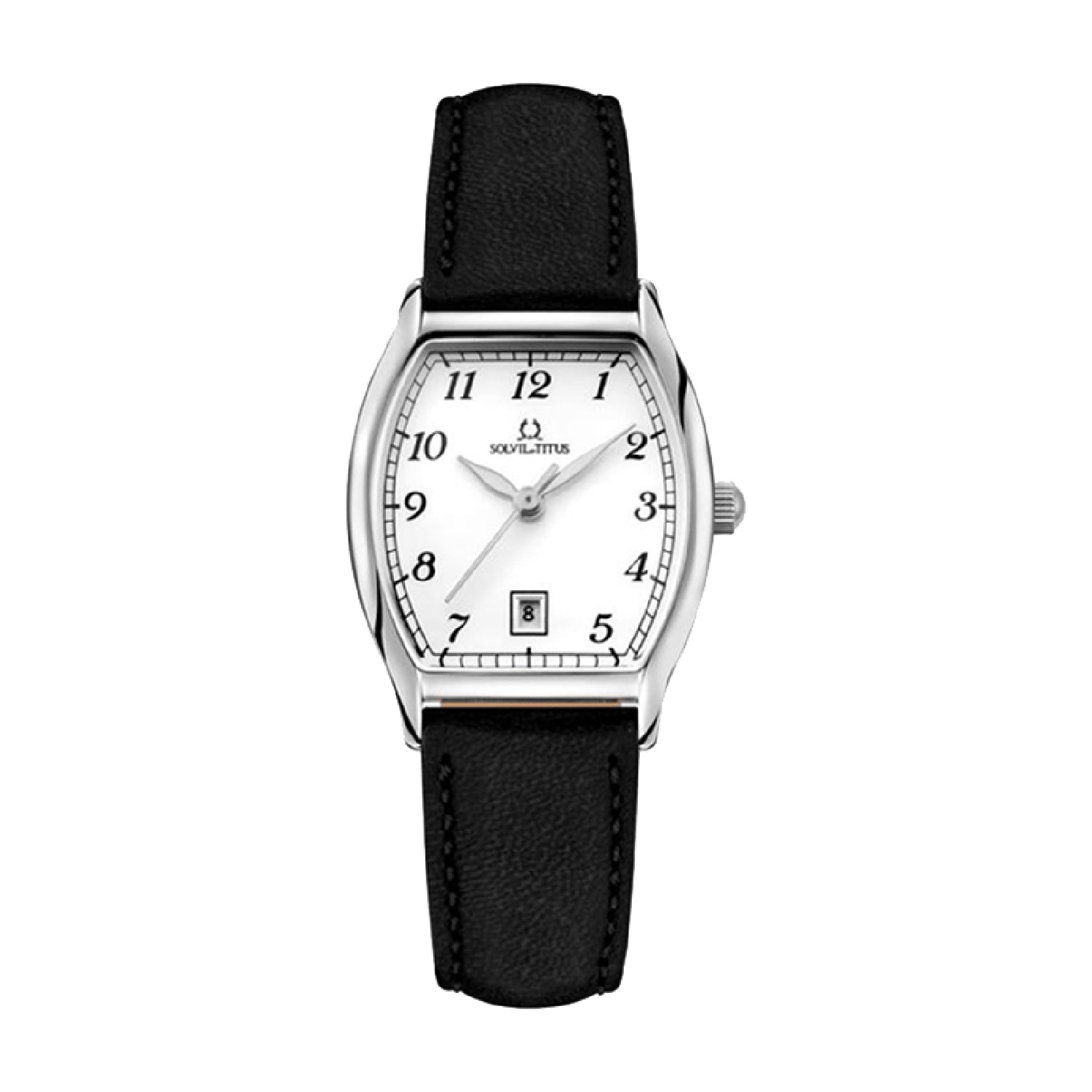 Barista 3 Hands Date Quartz Leather Watch W06-02825-008