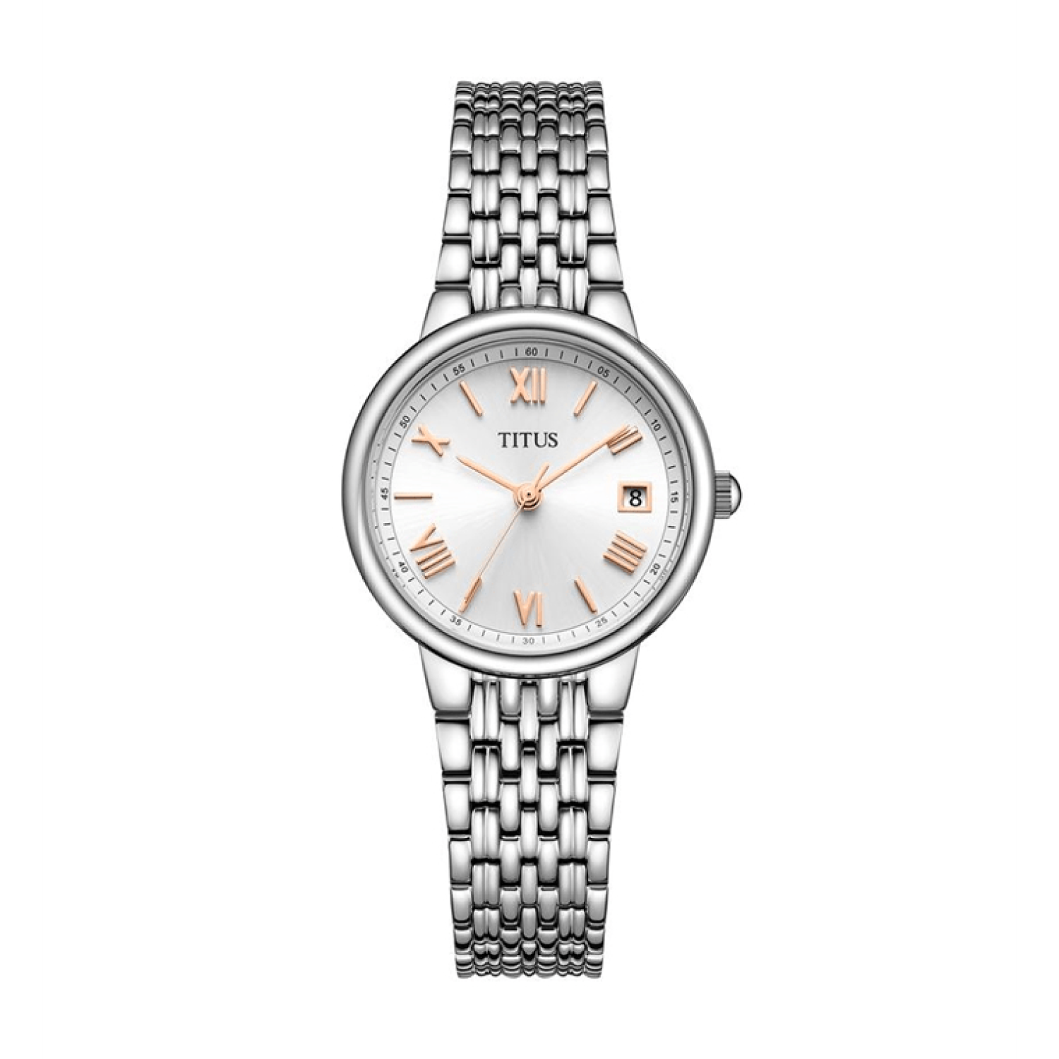 Fair Lady 3 Hands Date Quartz Stainless Steel Watch W06-03025-004