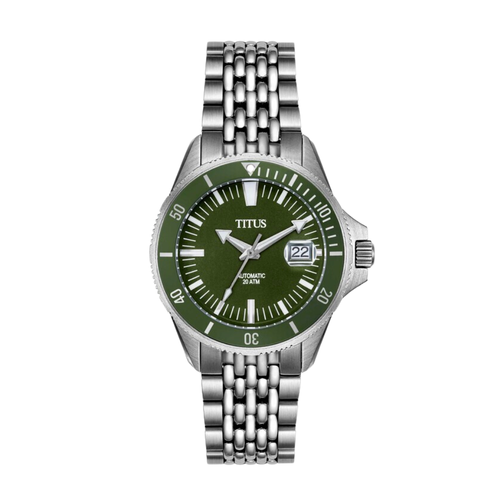 Valor 3 Hands Date Mechanical Stainless Steel Watch W06-03250-003