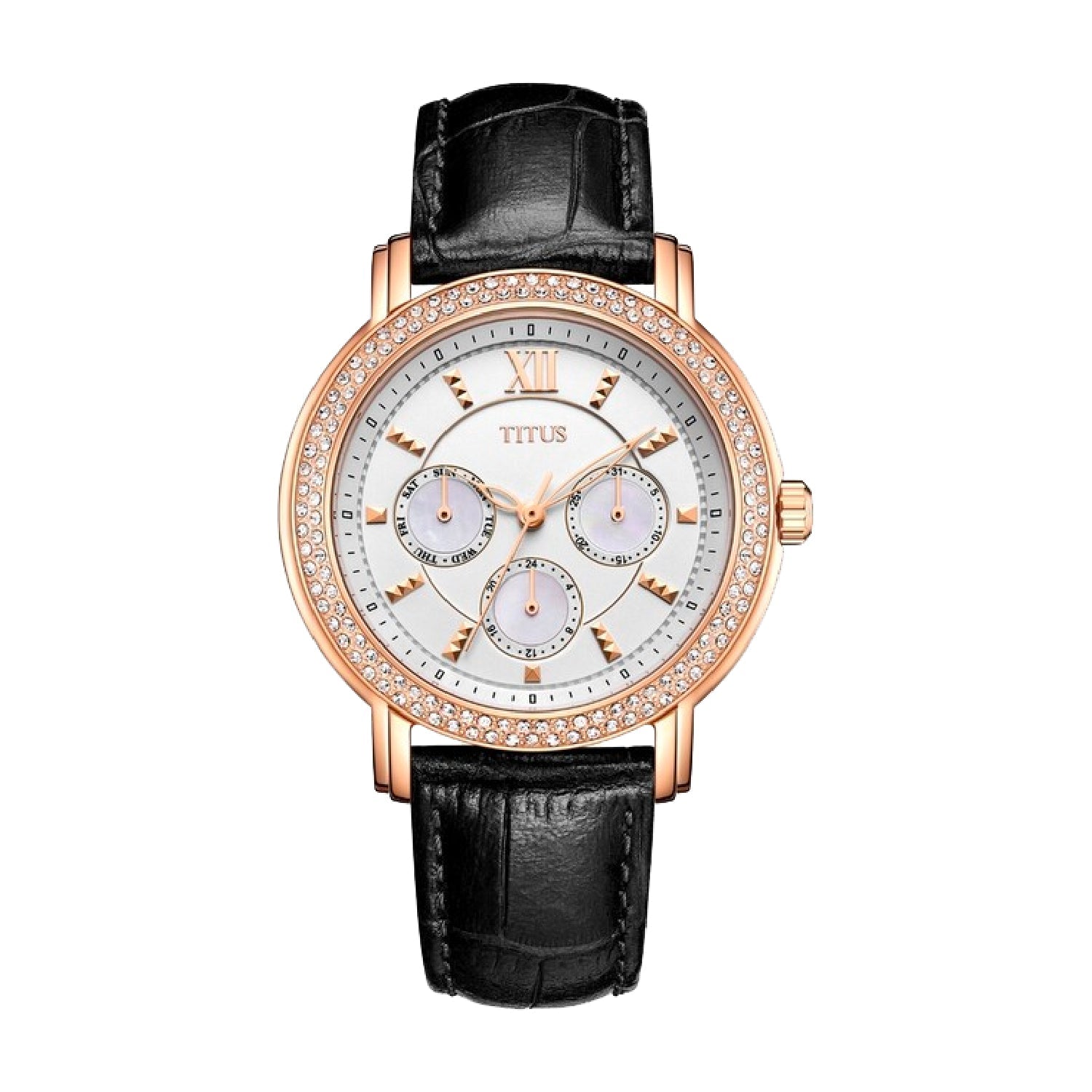 Fashionista Multi-Function Quartz Leather Watch W06-03251-006