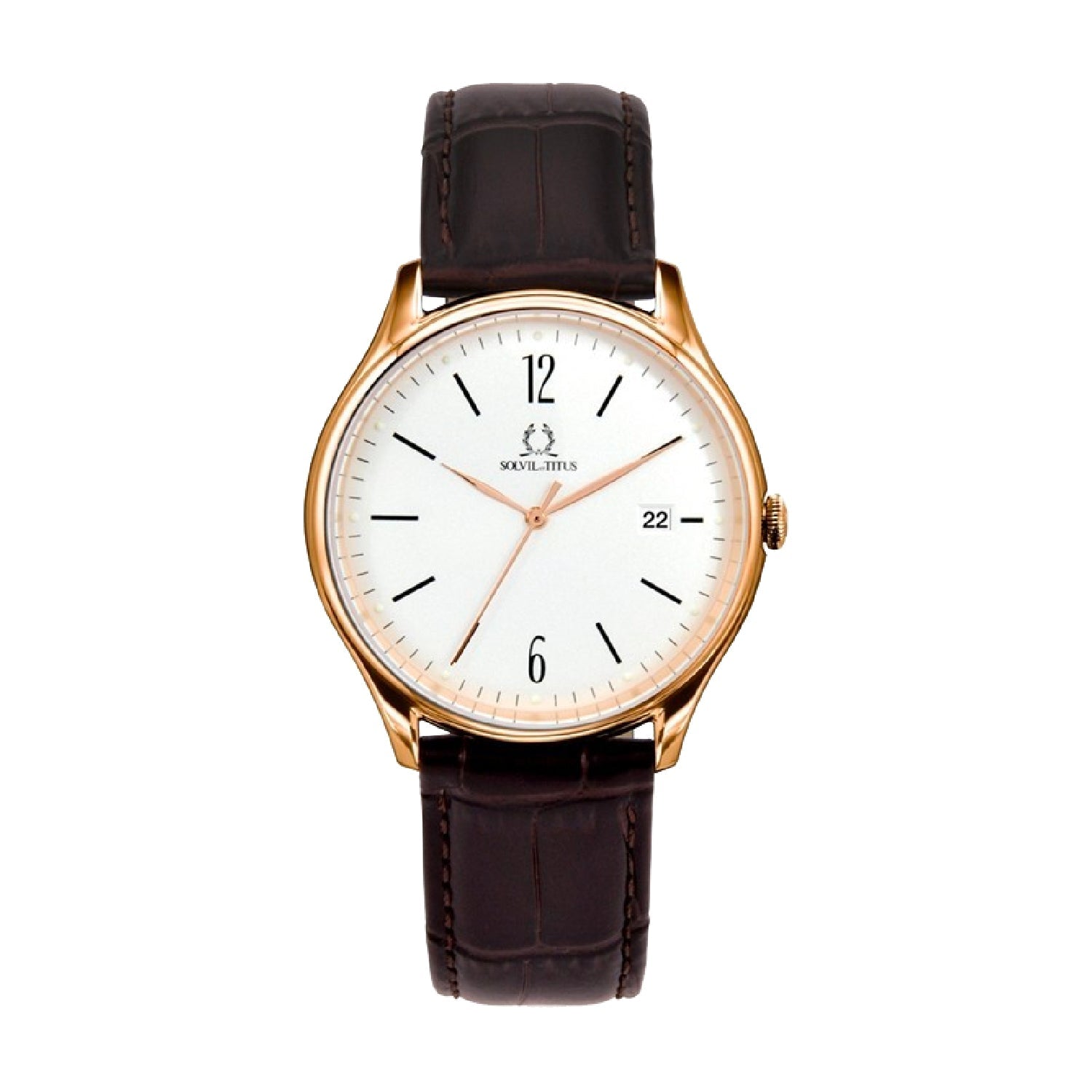 Classicist 3 Hands Date Quartz Leather Watch W06-03252-003