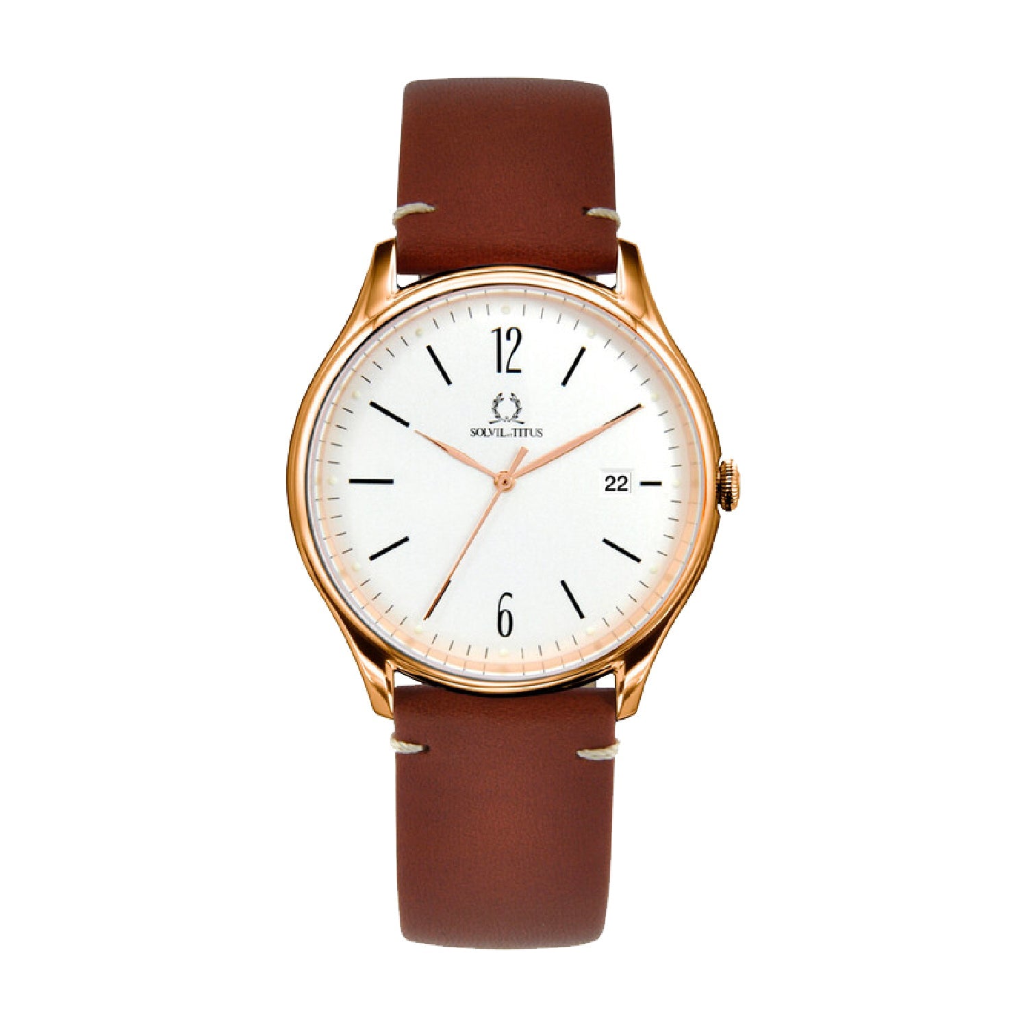 Classicist 3 Hands Date Quartz Leather Watch W06-03252-004