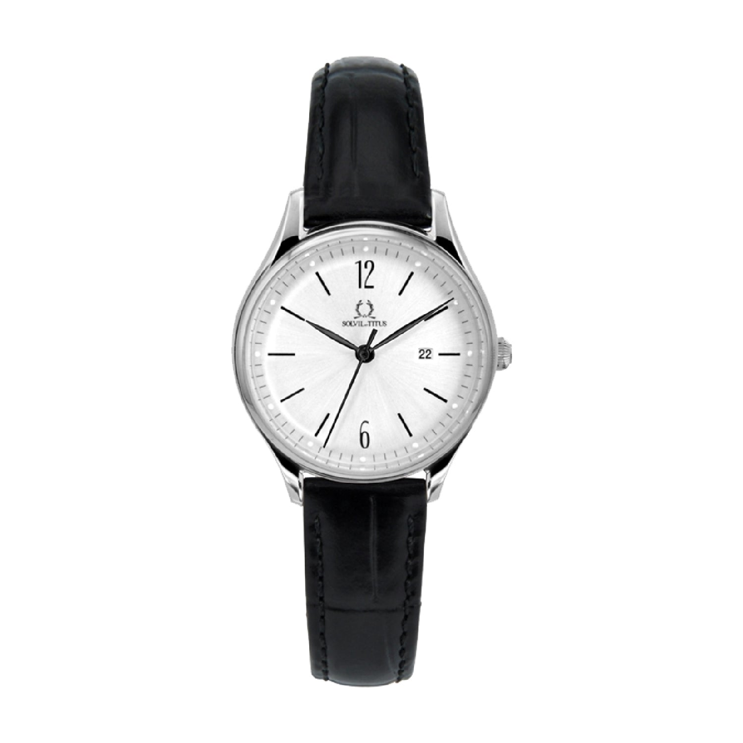 Classicist 3 Hands Date Quartz Leather Watch W06-03253-001