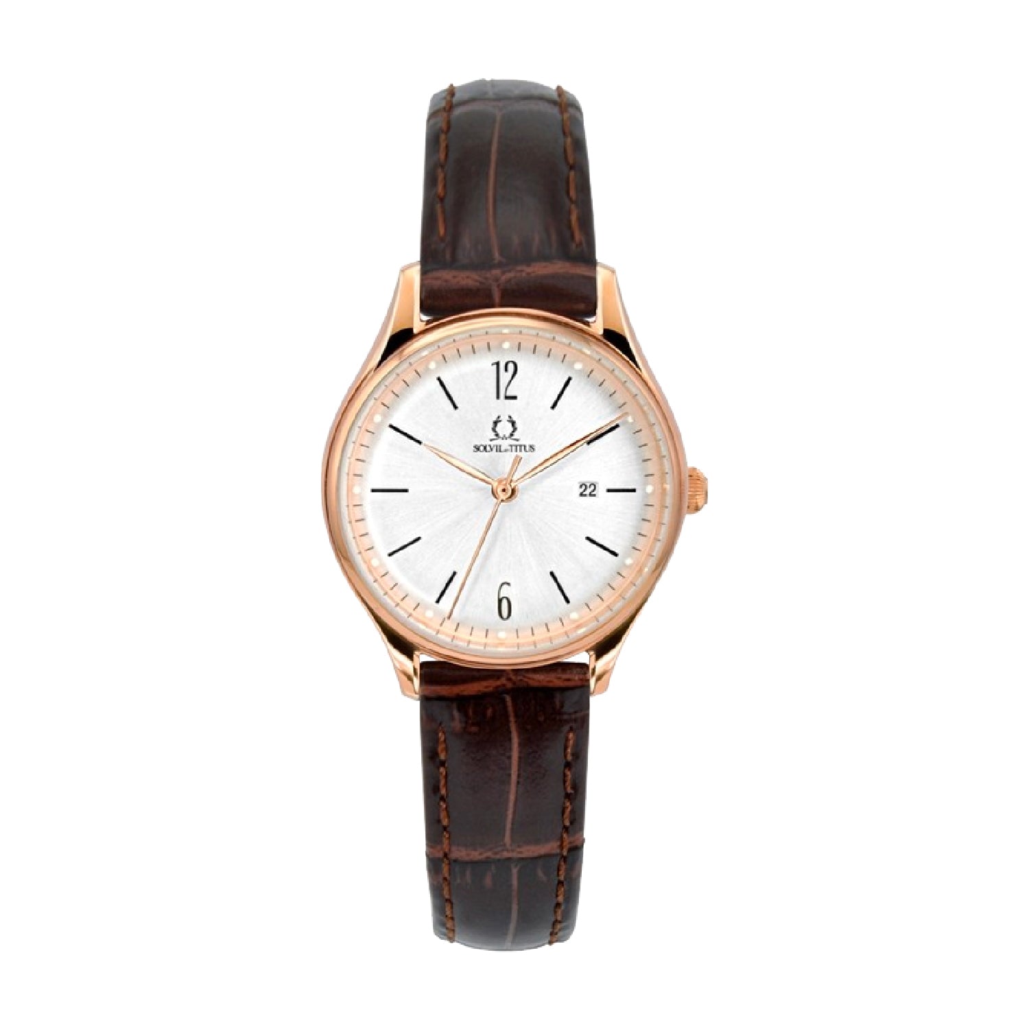 Classicist 3 Hands Date Quartz Leather Watch W06-03253-002