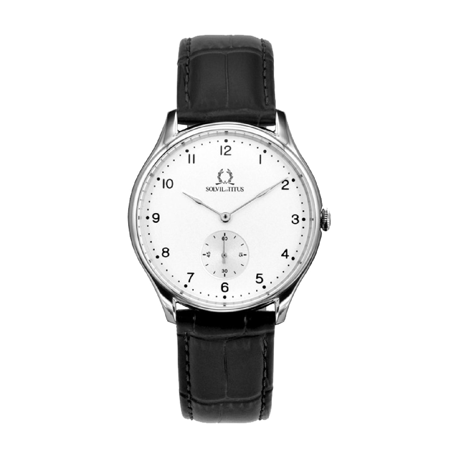 Classicist 2 Hands Small Second Quartz Leather Watch W06-03254-001