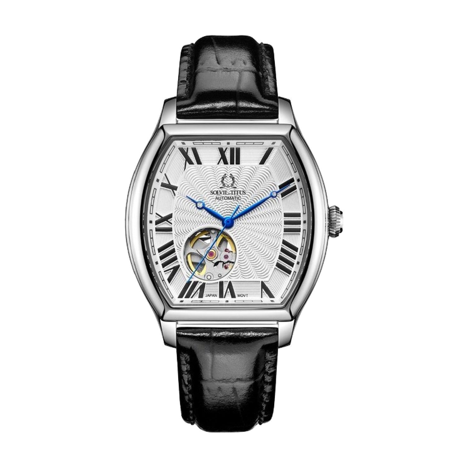 Barrique 3 Hands Mechanical Leather Watch W06-03268-001