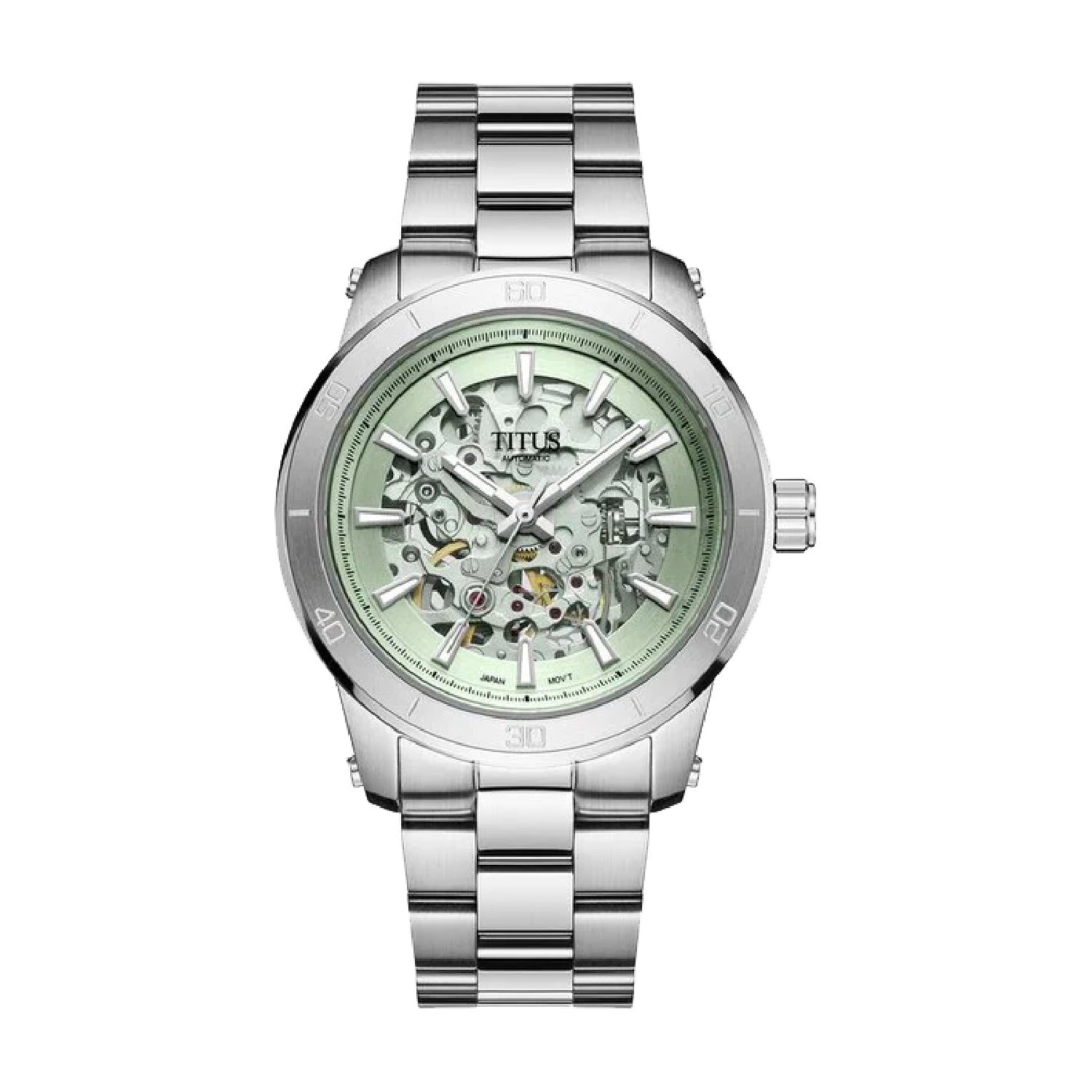 Aspira 3 Hands Mechanical Stainless Steel Watch W06-03281-004