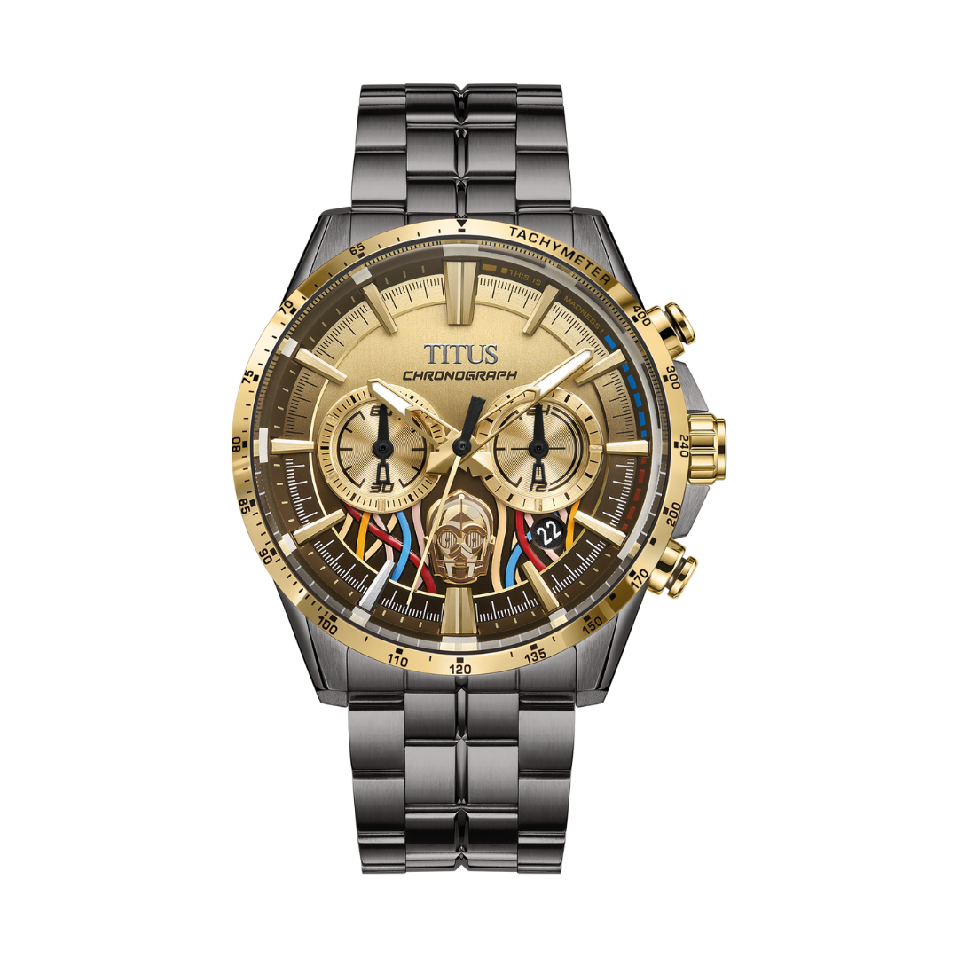 Solvil et Titus x Star Wars Limited Edition Saber "C-3PO" Chronograph Watch W06-03365-004