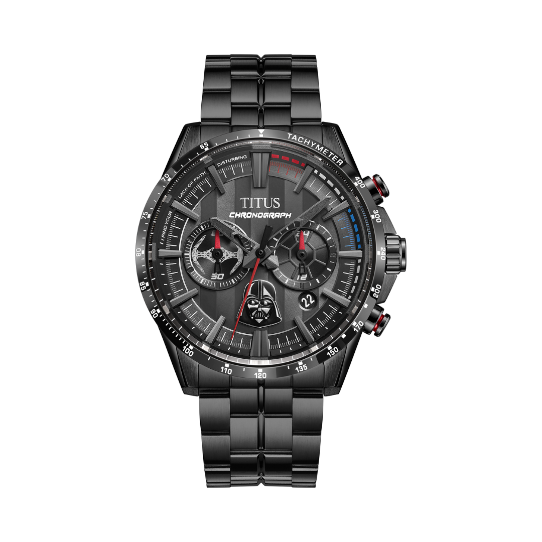 [Pre-Order] Solvil et Titus x Star Wars Limited Edition Saber "Darth Vader" Chronograph Watch W06-03365-003