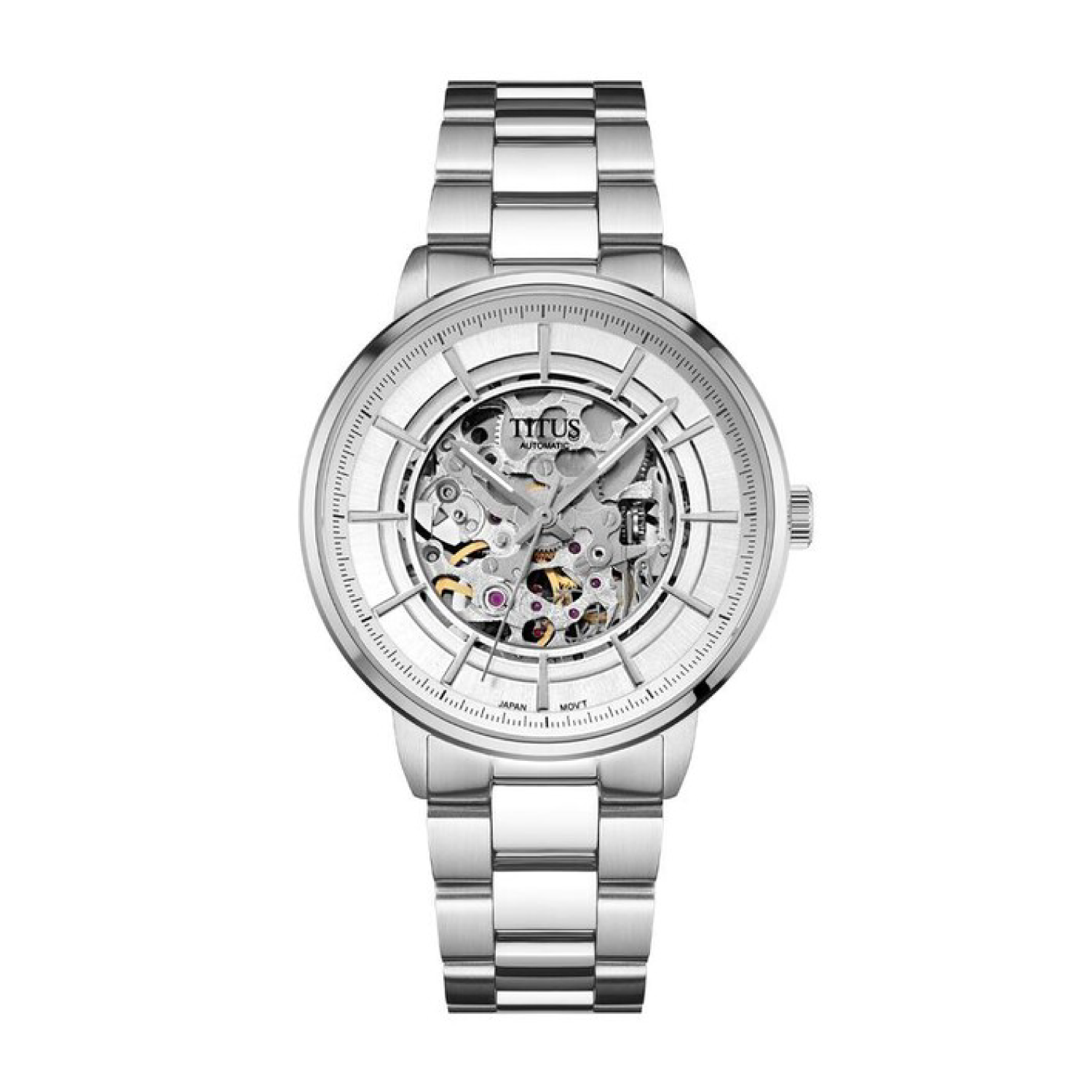 Enlight 3 Hands Automatic Stainless Steel Watch W06-03305-001